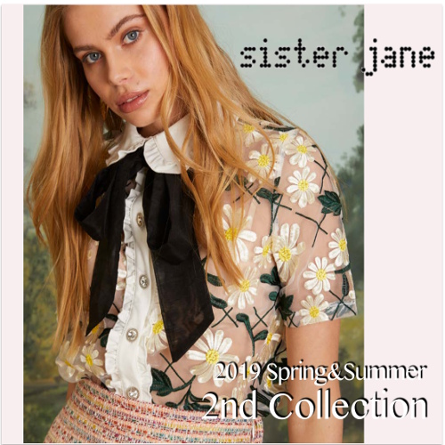 予約解禁】 sister jane 2019 SUMMER COLLECTION 第二弾が予約スタート