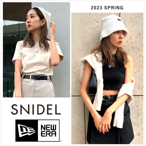 snidel （スナイデル）NEWERAコラボニットキャップ 23春夏【SWGH231625